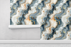 Liquid Marble Veins Wallpaper