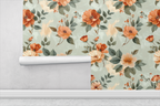 Earthy Botanical Harmony Wallpaper
