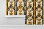 Venetian Velvet Scrolls Wallpaper
