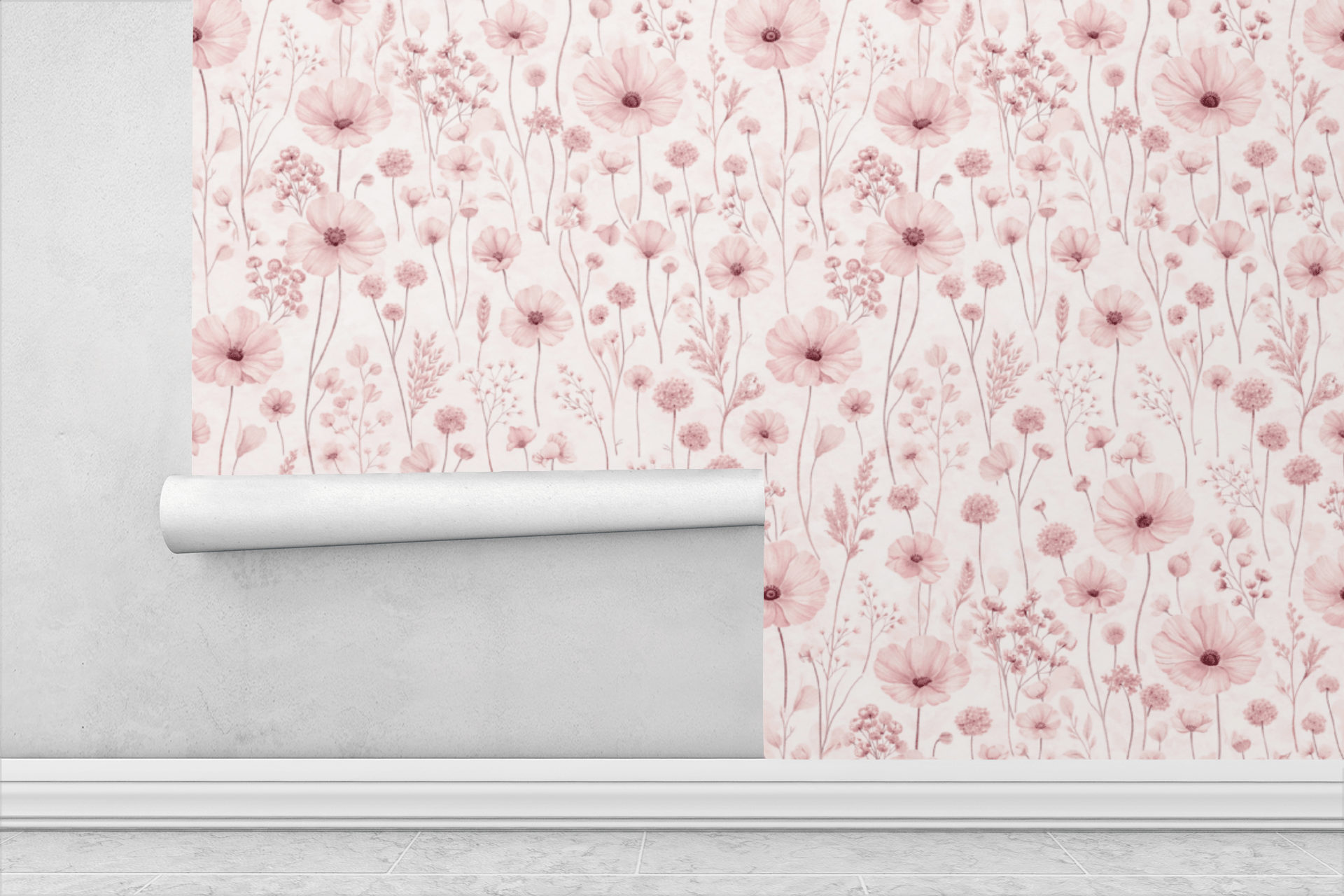 Roseveil Garden Wallpaper Peel and Stick Wallpaper | Accent Haus