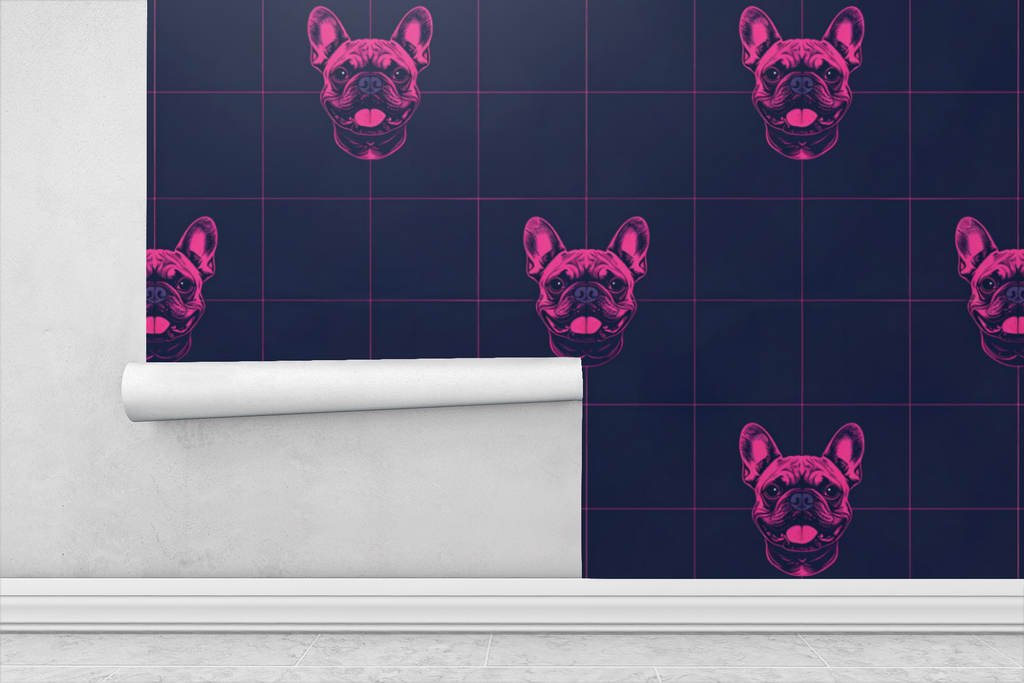 Frenchie Fun - Sophisticated Bulldog Wallpaper