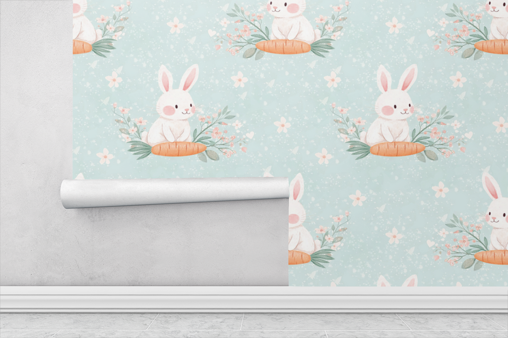 Bunny Garden Wallpaper