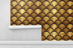 Imperial Brocade Grid Wallpaper