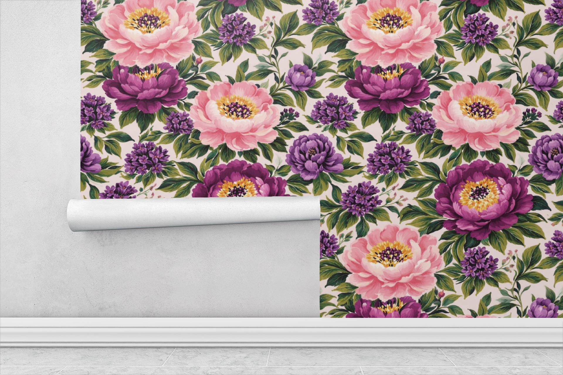 Ethereal Peony Rhapsody Wallpaper
