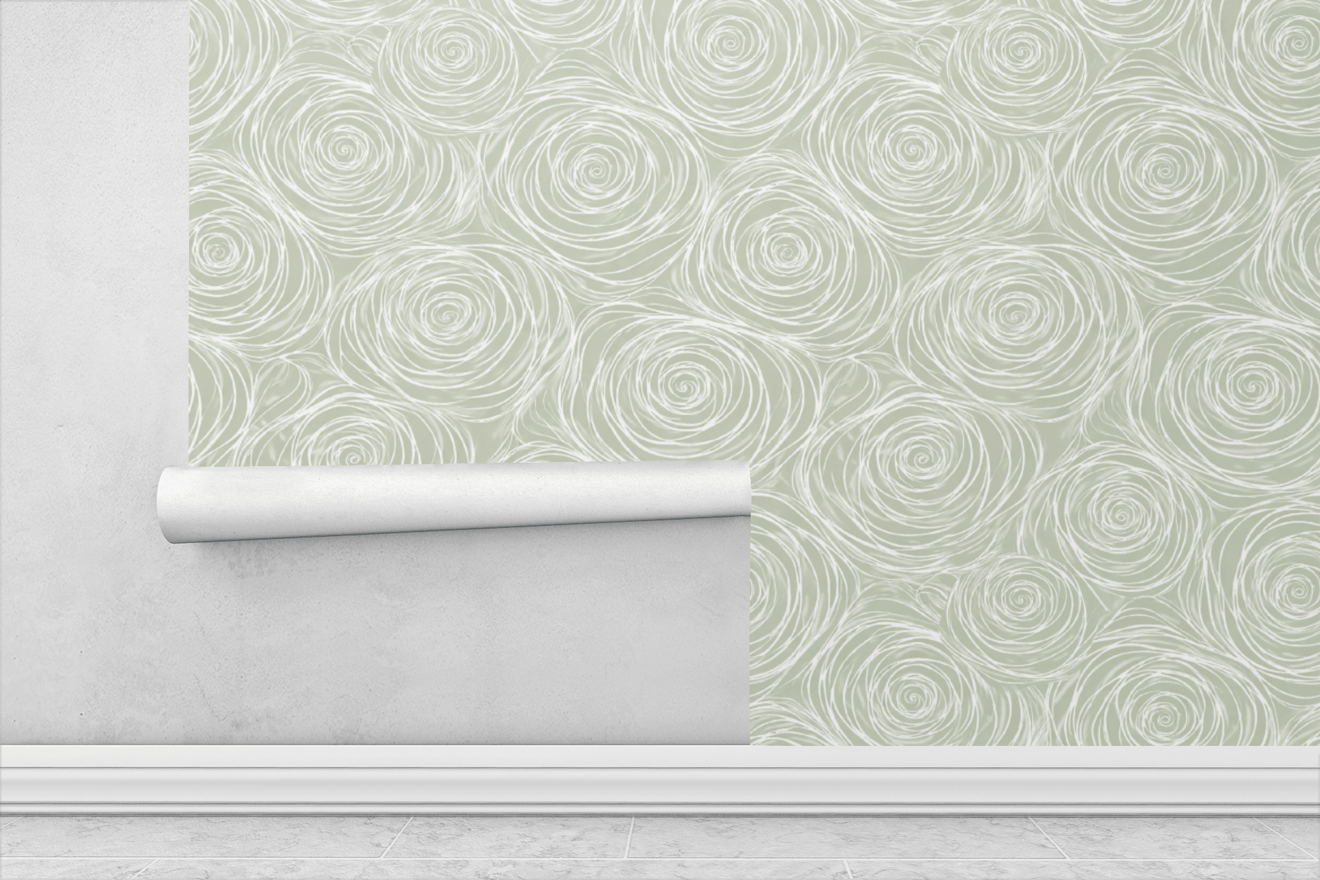 Velour Rose Wallpaper Peel and Stick Wallpaper | Accent Haus