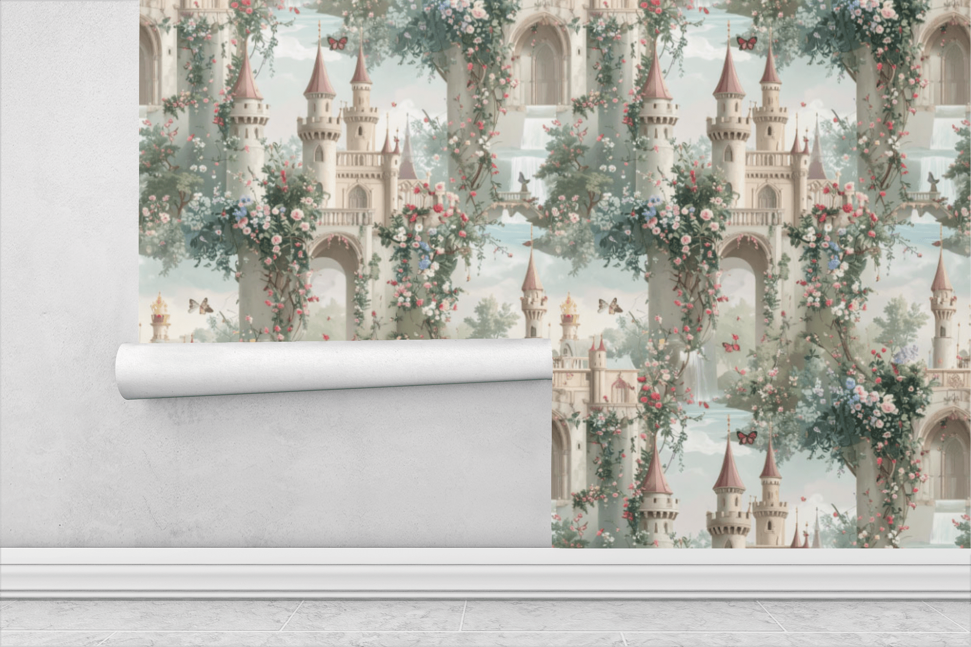 Princess Garden Kingdom Wallpaper Peel and Stick Wallpaper | Accent Haus