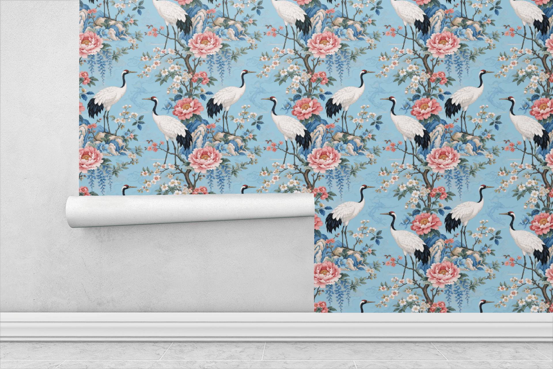 Kensington Chinoiserie Wallpaper Peel and Stick Wallpaper | Accent Haus
