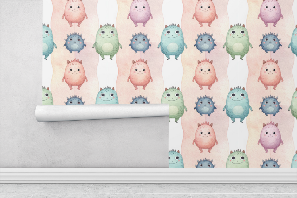 Friendly Monster Parade Wallpaper