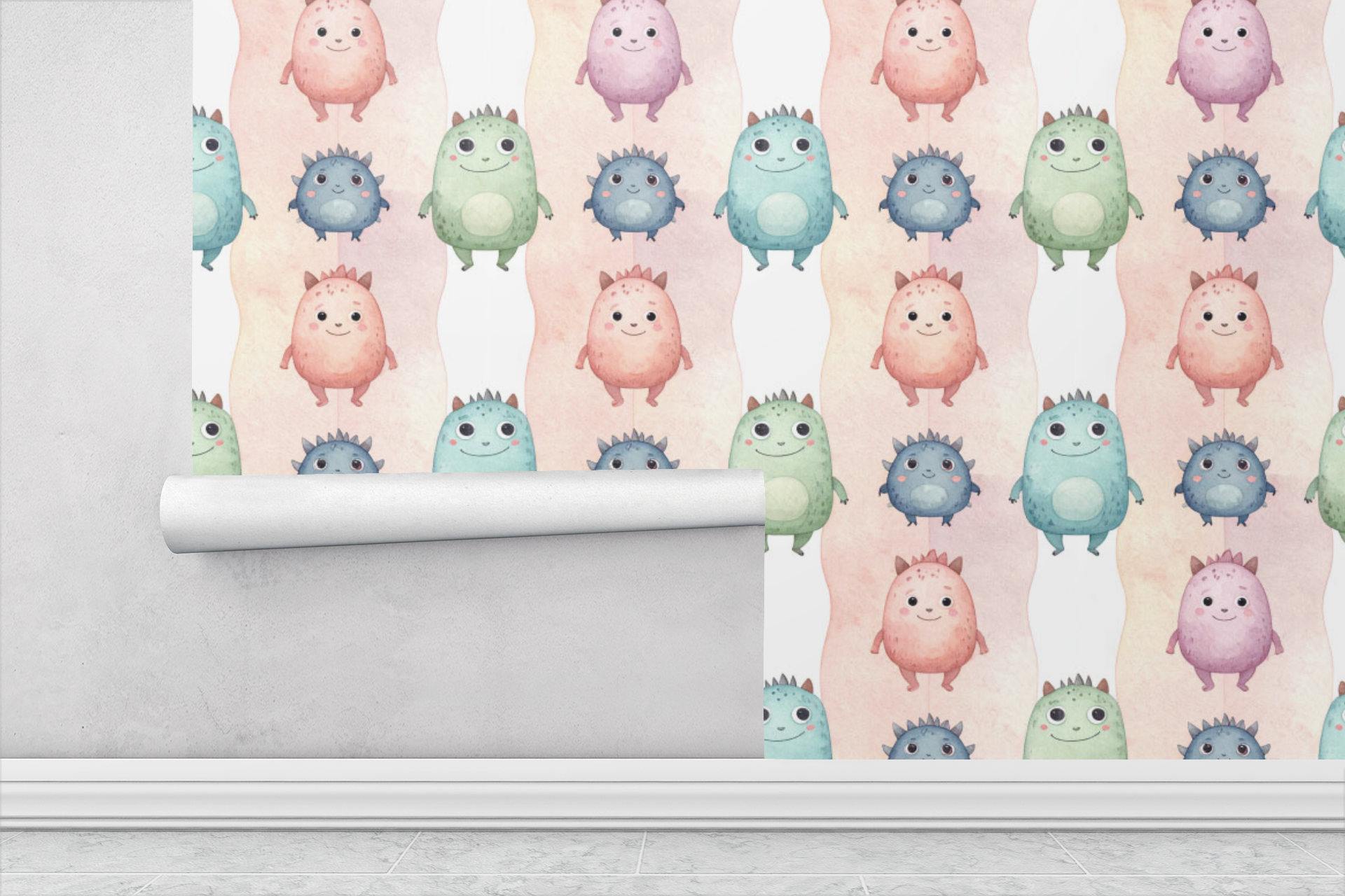 Friendly Monster Parade Wallpaper
