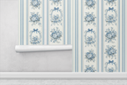 Victorian Sky Bloom Wallpaper