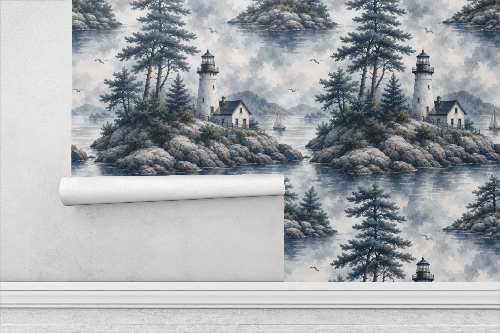 Coastal Mist Wallpaper
