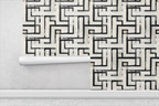 Minimalist Maze Lines Wallpaper