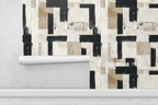Woven Grid Rhythm Wallpaper