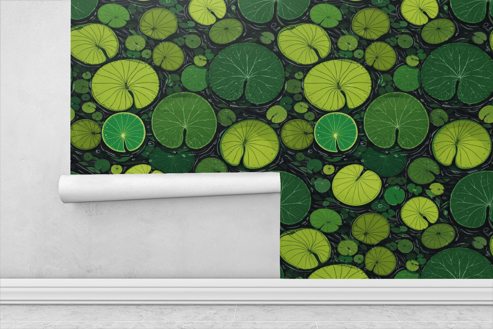 Moon Pond Wallpaper Peel and Stick Wallpaper | Accent Haus