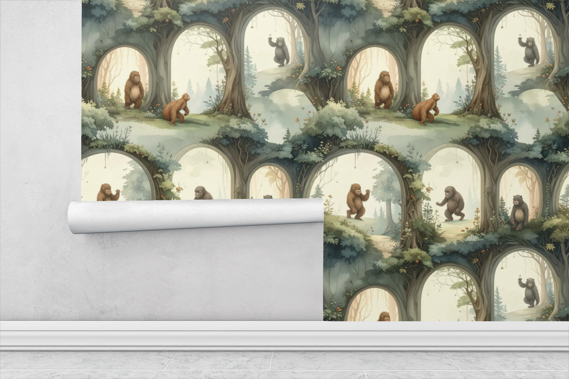 Sasquatch Archway Glade Wallpaper