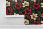 Midnight Botanical Luxe Wallpaper