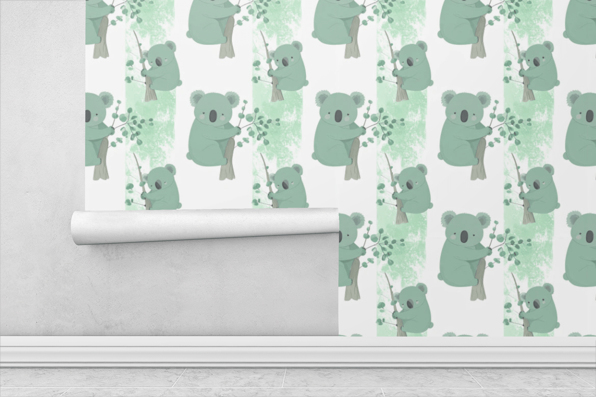 Koala Tree Garden Wallpaper Peel and Stick Wallpaper | Accent Haus