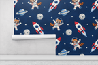 Cosmic Panda Cadets Wallpaper
