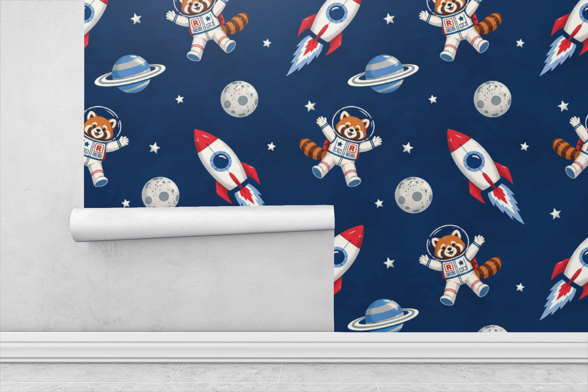 Cosmic Panda Cadets Wallpaper