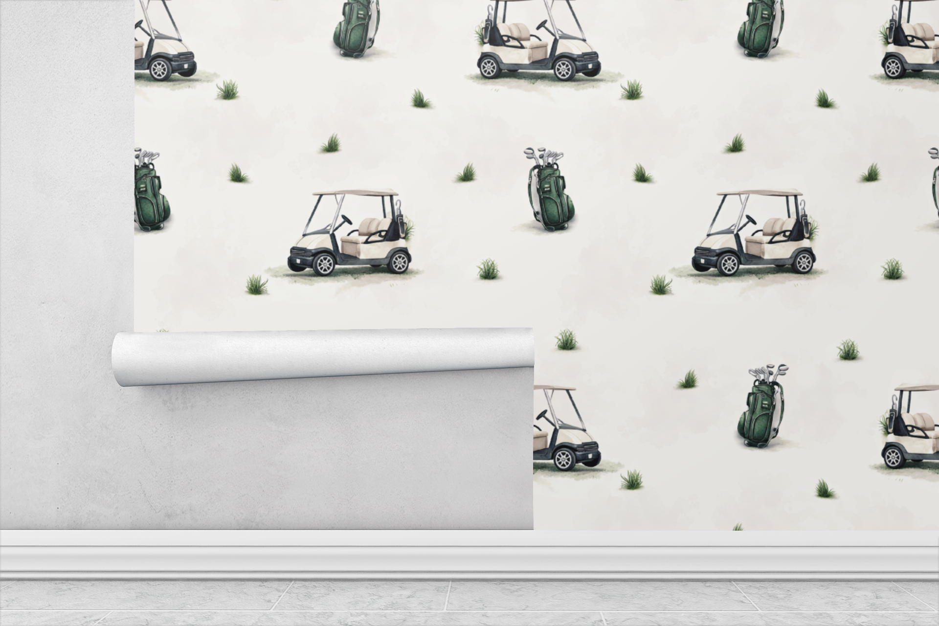 Cartpath Calm Wallpaper