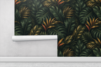 Tropical Night Jungle Wallpaper