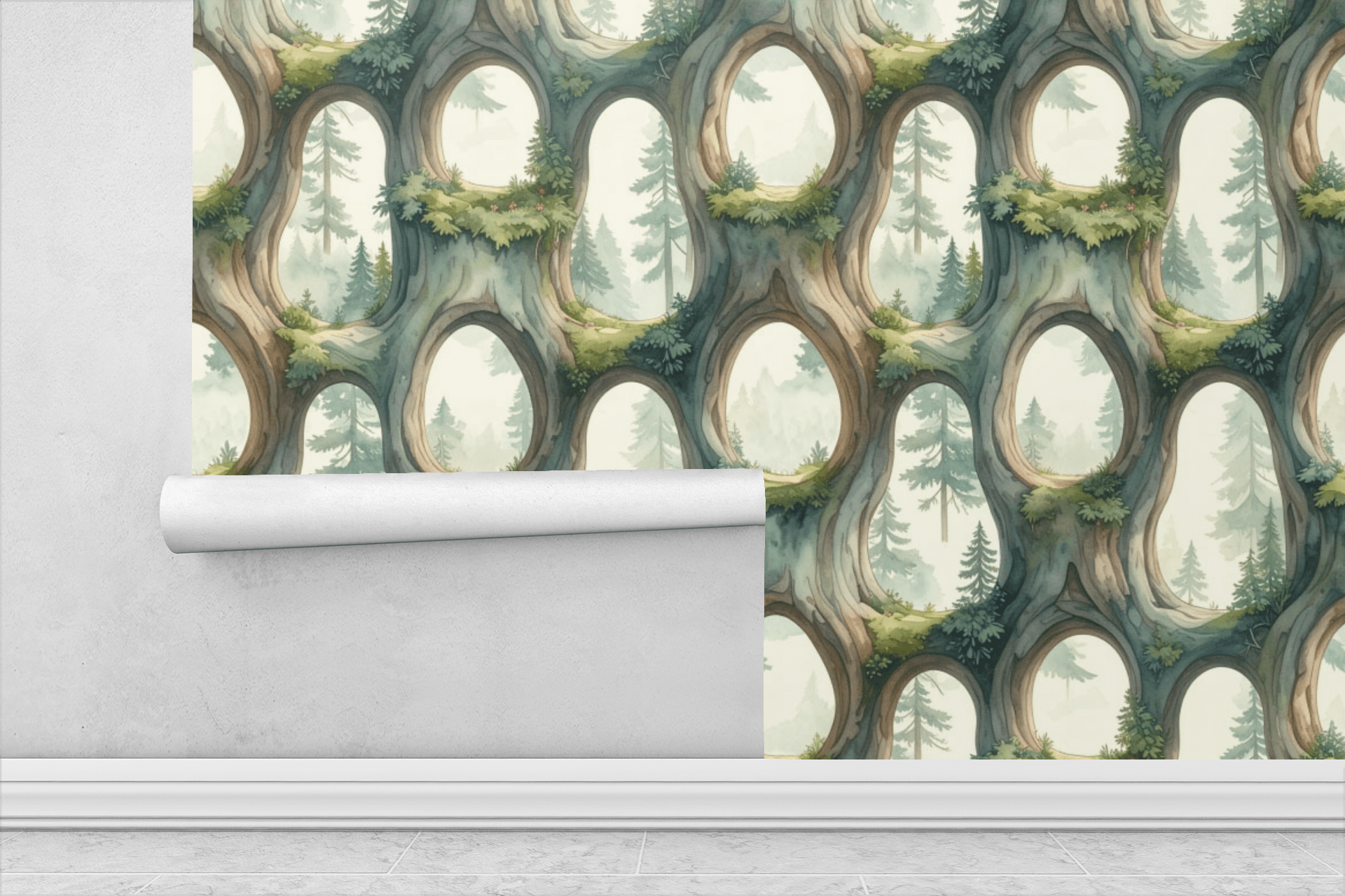 Enchanted Architecture Wallpaper Peel and Stick Wallpaper | Accent Haus