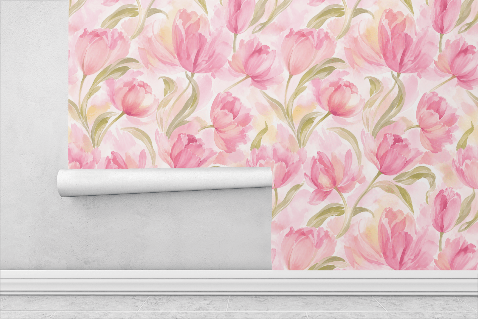 Soft Blush Ombre Wallpaper Peel and Stick Wallpaper | Accent Haus