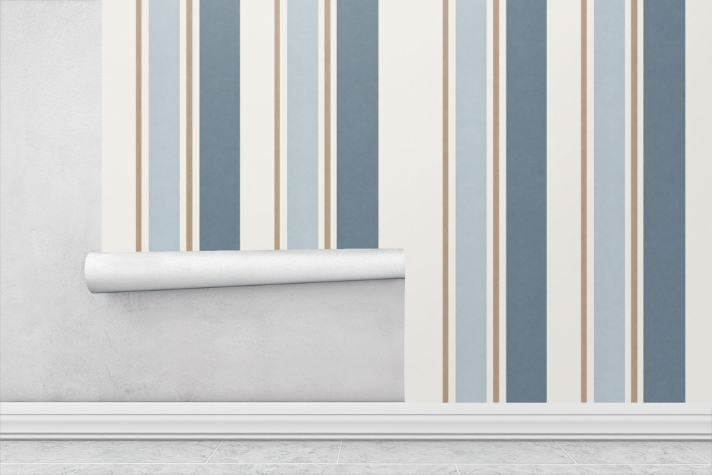 Palm Beach Cabana Stripe Wallpaper