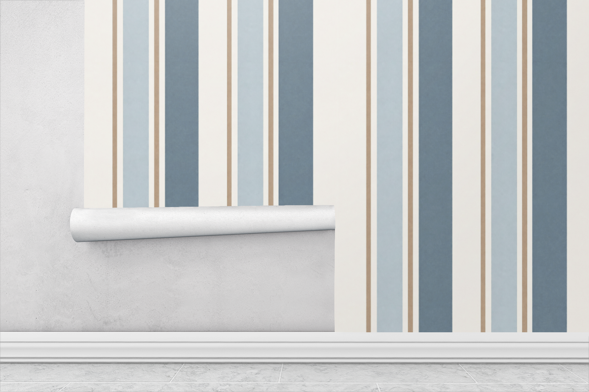 Palm Beach Cabana Stripe Wallpaper