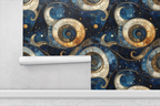 Paisley Constellation Grid Wallpaper