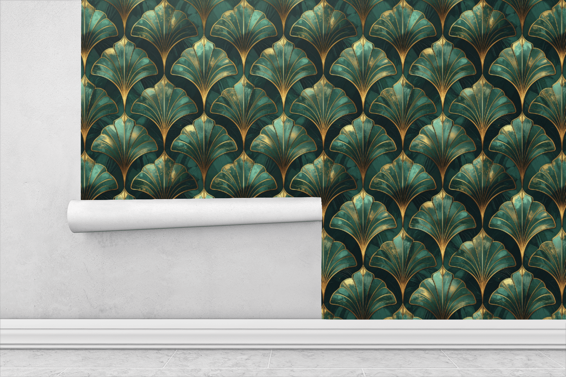 Regal Palm Fans Wallpaper Peel and Stick Wallpaper | Accent Haus