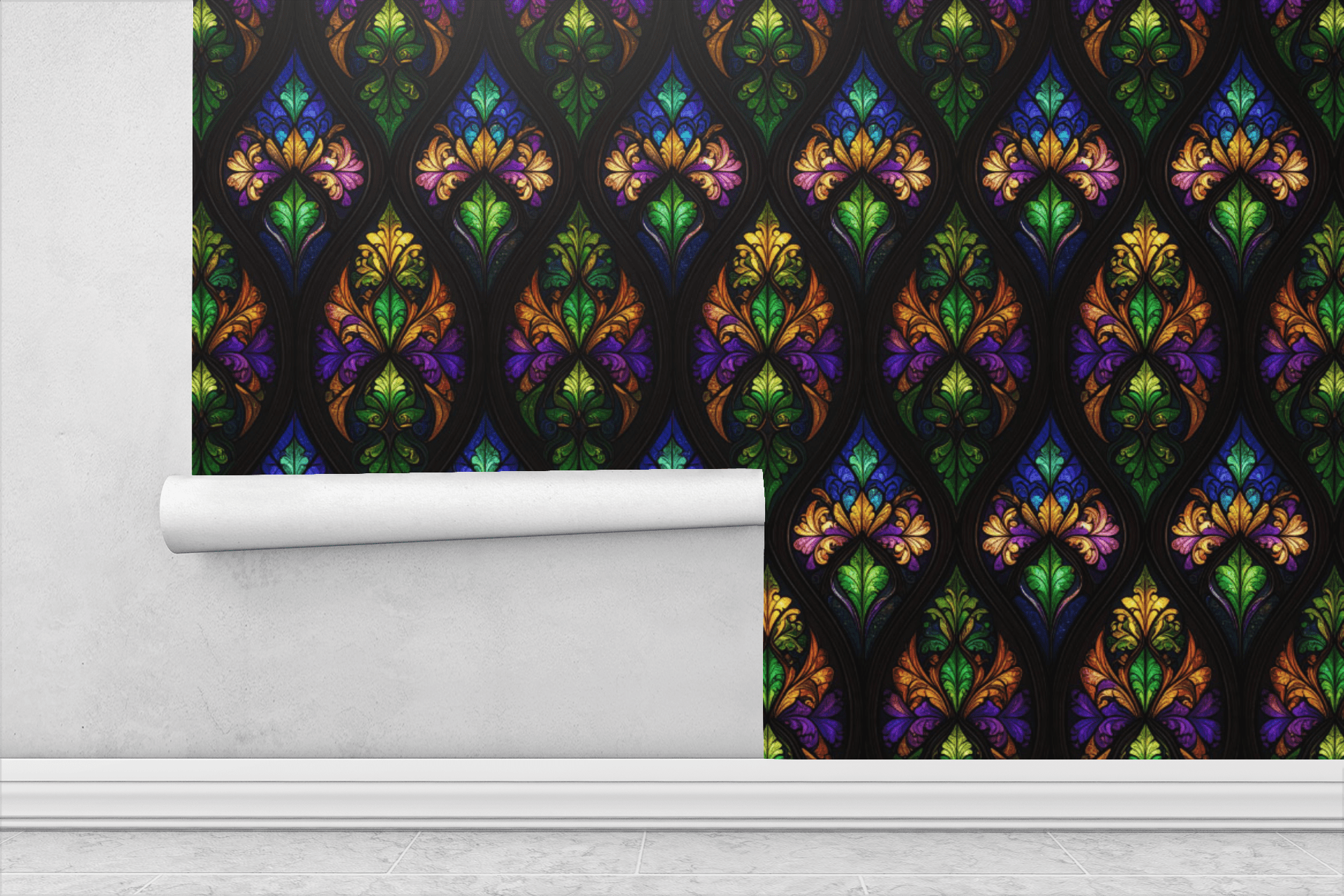 Cathedral Light Gothic Wallpaper Peel and Stick Wallpaper | Accent Haus
