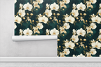 Golden Orchid Symphony Wallpaper