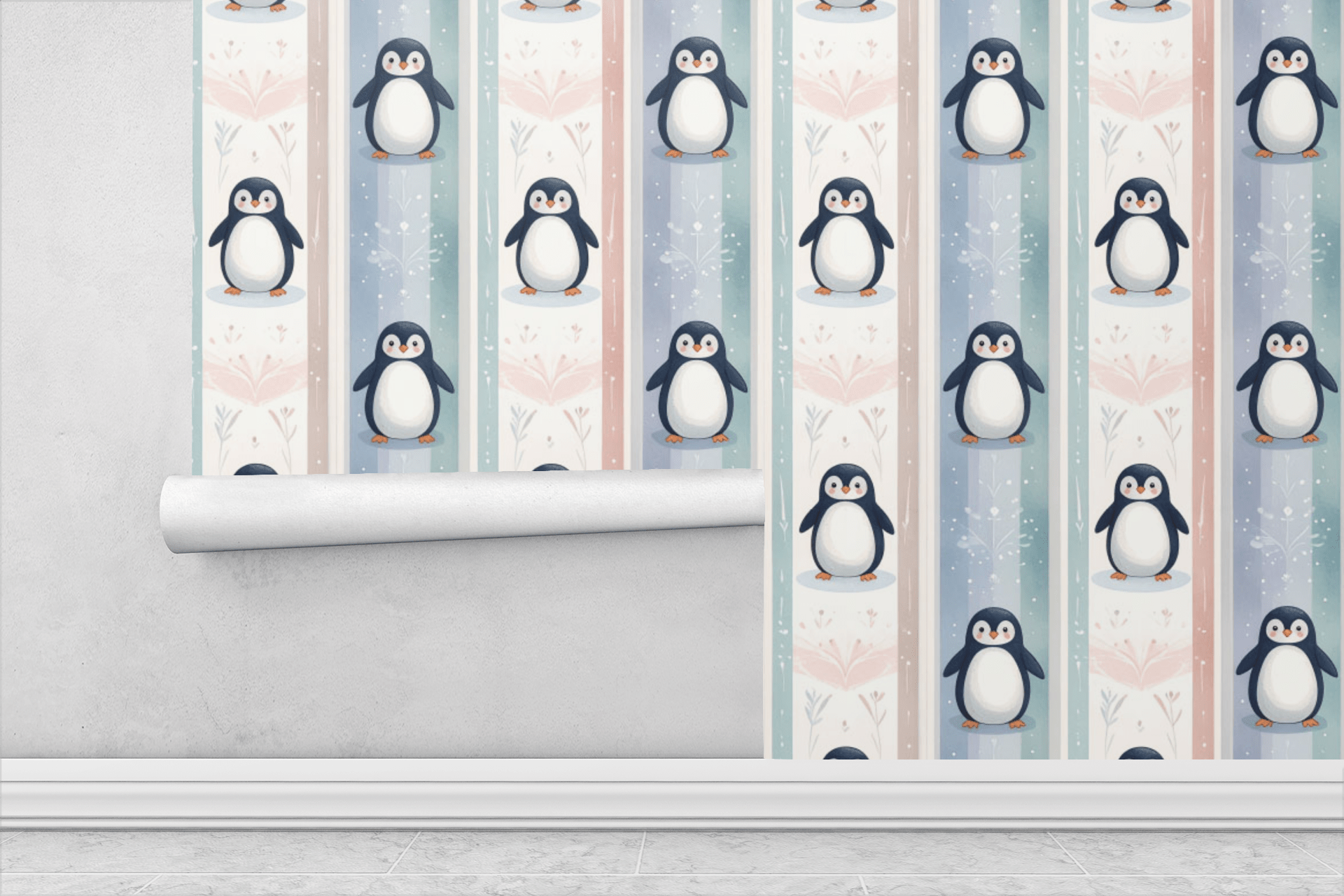 Arctic Stripe March Wallpaper Peel and Stick Wallpaper | Accent Haus