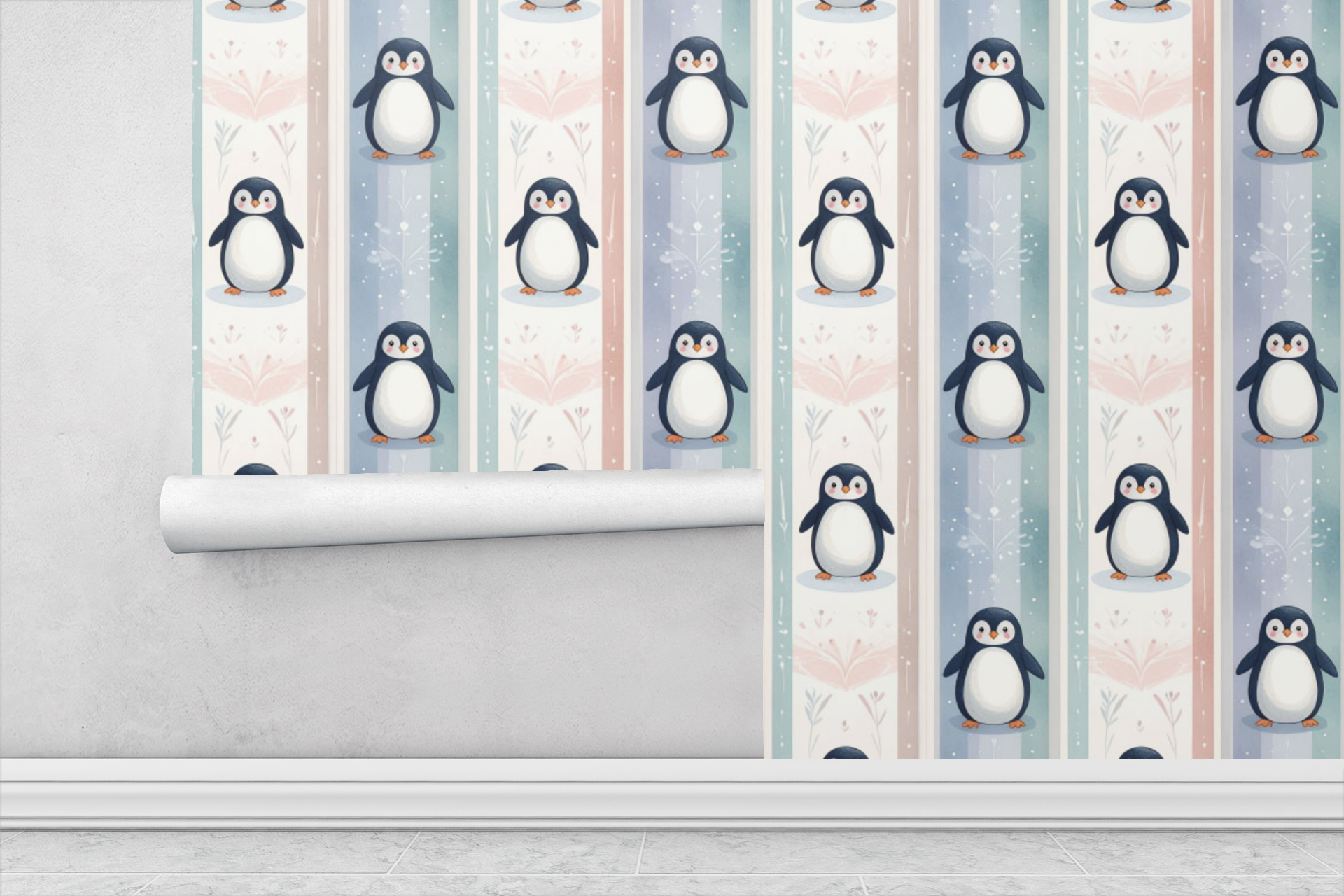 Arctic Stripe March Wallpaper