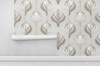 Floating Porcelain Petals Wallpaper