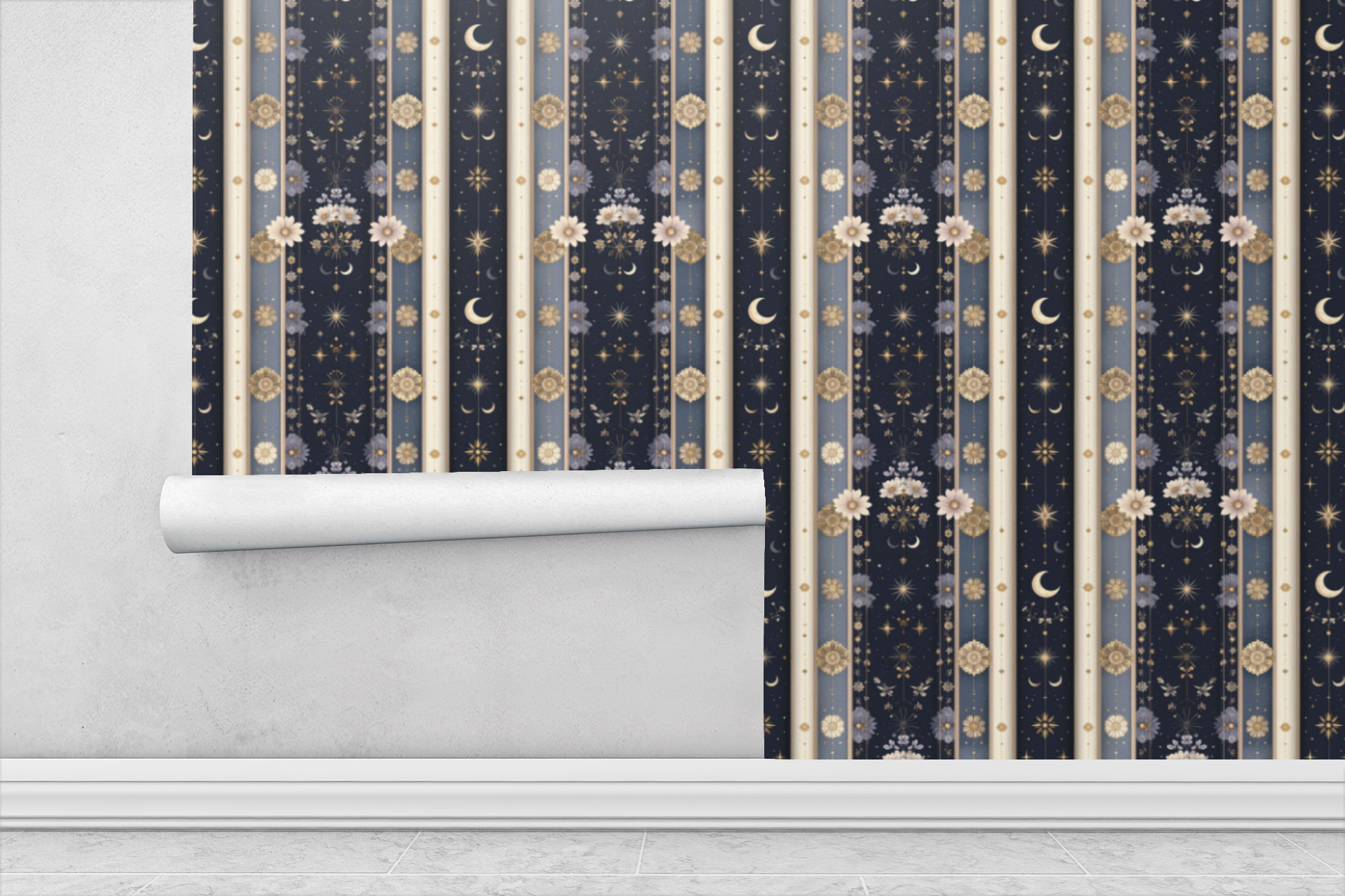 Celestial Bloom Wallpaper