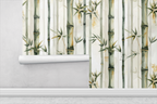Gilded Bamboo Harmony Wallpaper