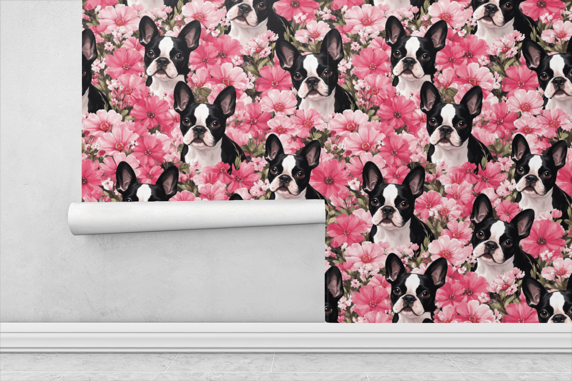 Petals & Paws Harmony Wallpaper Peel and Stick Wallpaper | Accent Haus
