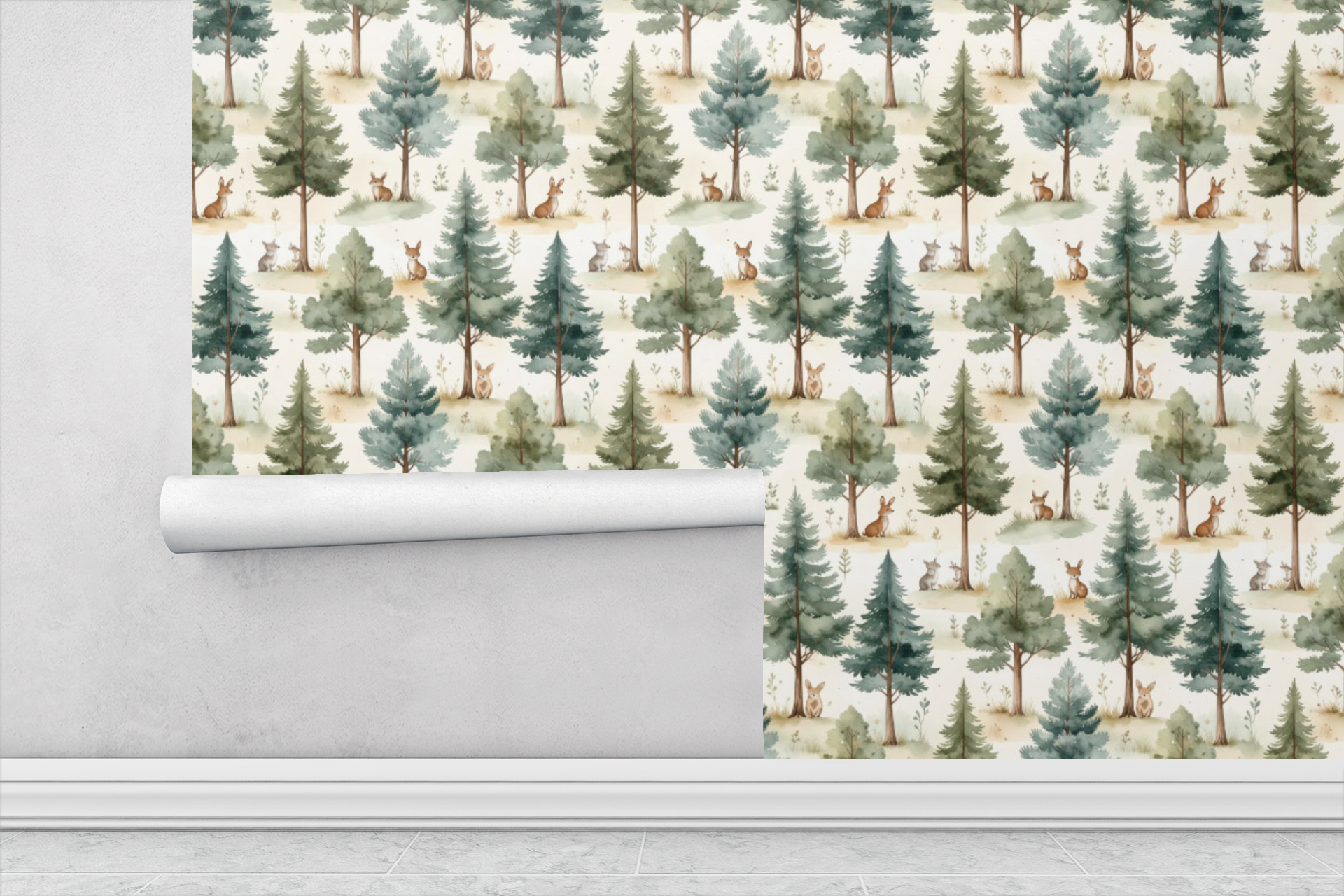 Gentle Woodland Trees Wallpaper