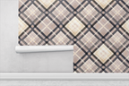 Parisian Boutique Plaid Wallpaper