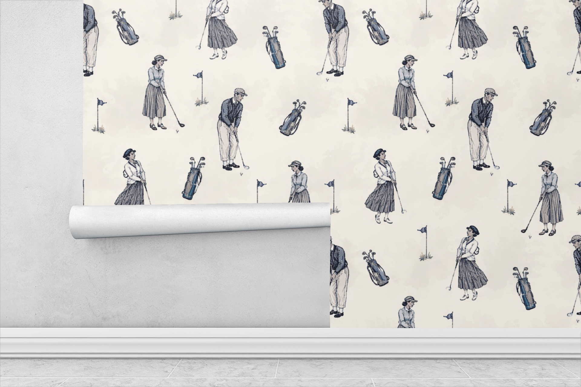 The Golfer’s Etude Wallpaper