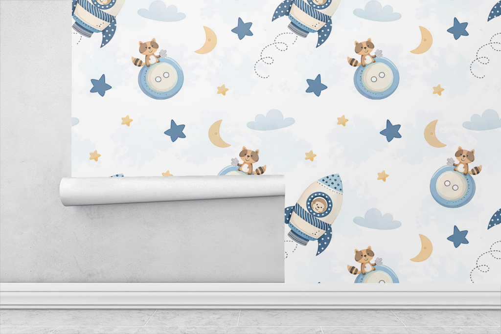Raccoon Dreamscape  Wallpaper