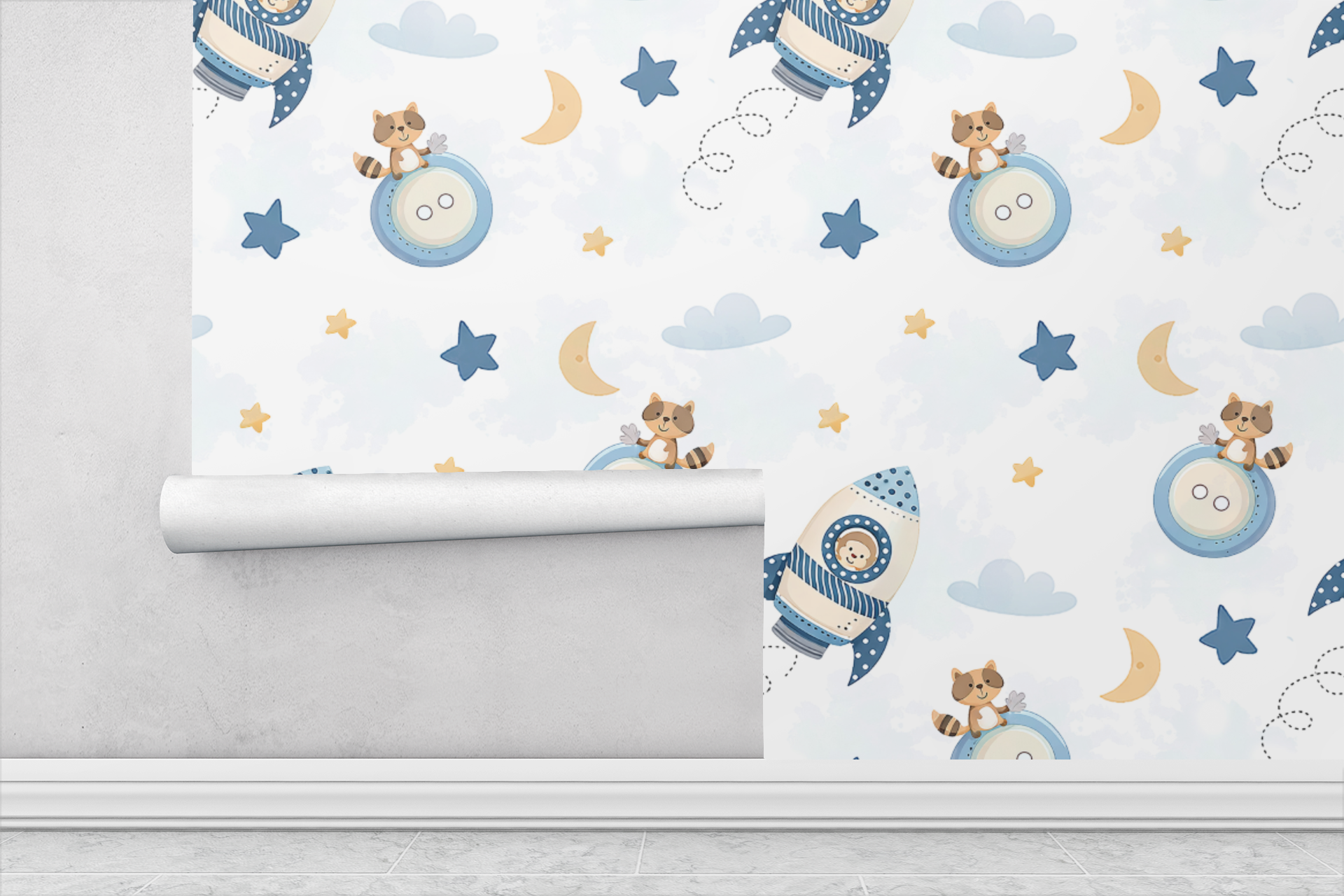Raccoon Dreamscape  Wallpaper