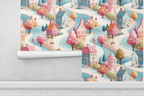 Candy Forest Village Wallpaper