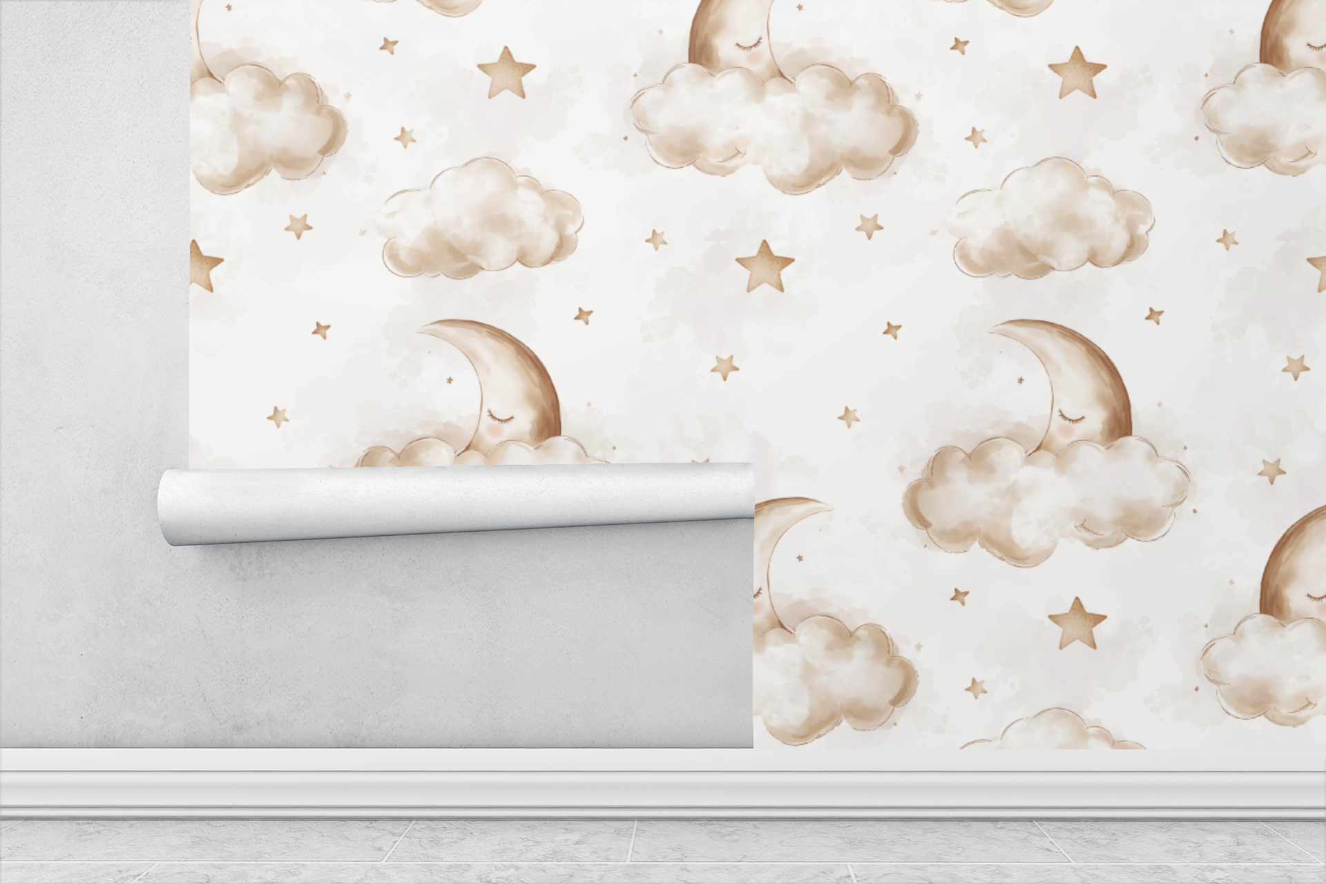 Moonbeam Minimal Wallpaper