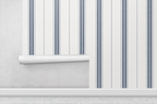 Studio Stripe Soft Black Wallpaper