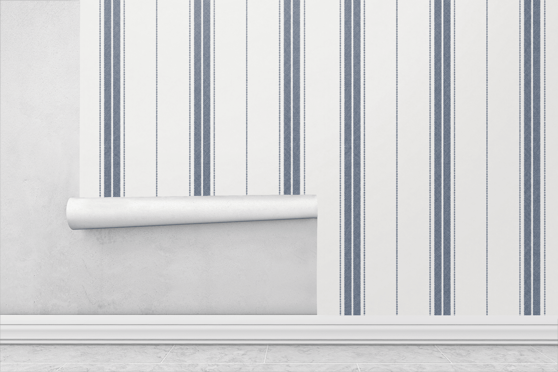 Studio Stripe Soft Black Wallpaper Peel and Stick Wallpaper | Accent Haus