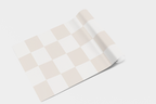 Neutral Checker Revival Wallpaper