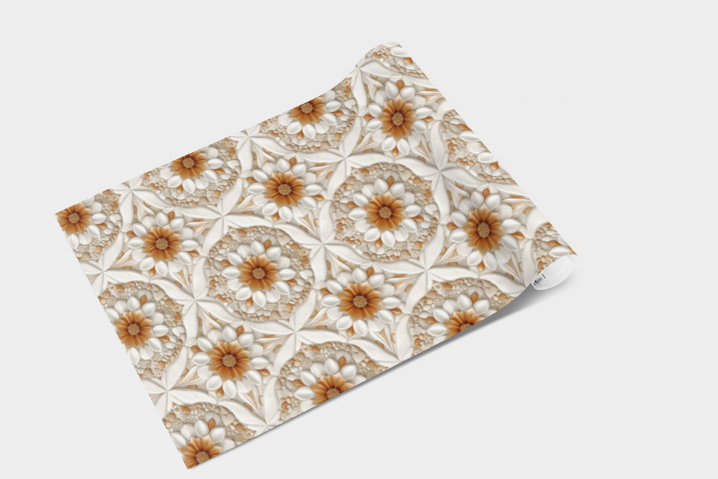 Luxe Pebble Botanics Wallpaper